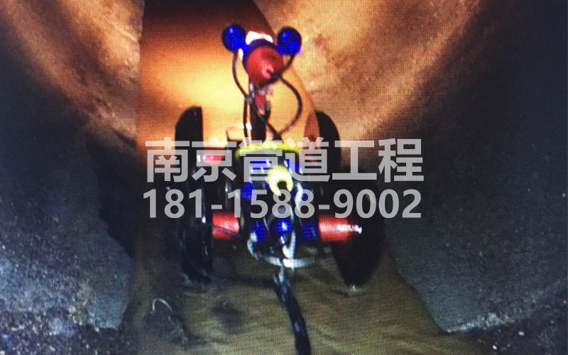 石坝村管道机器人检测