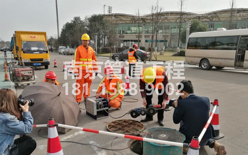 石坝村管道检测