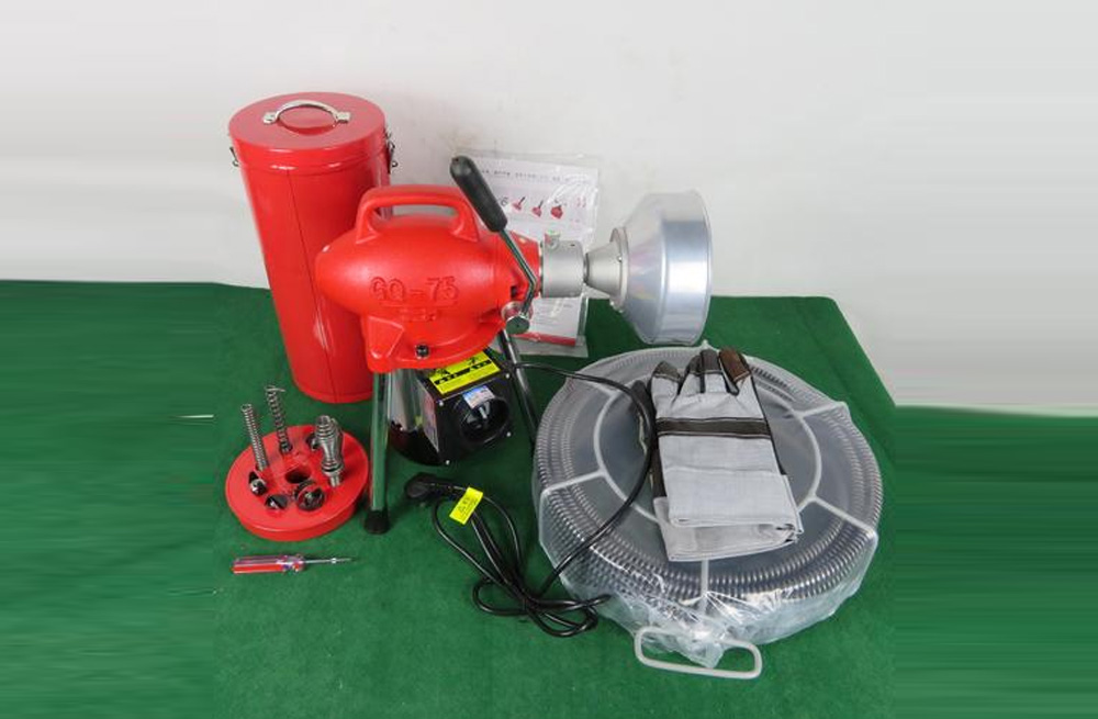 284石坝村管道疏通机