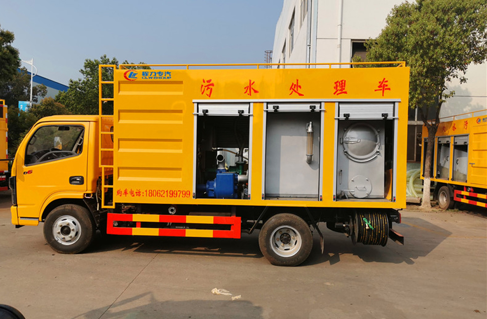 281石坝村污水分离车