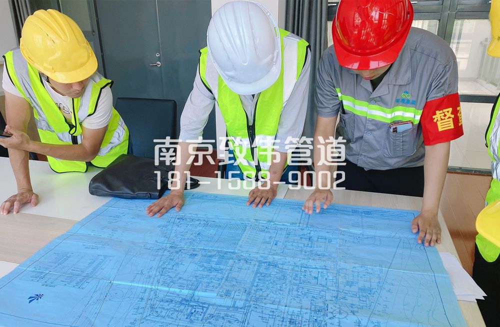 石坝村管道探测